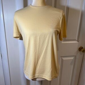 The North Face Women’s Yellow Dotted Crew Neck Shirt